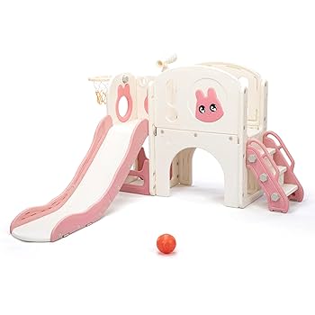 Amazon.com: NYEEKOY 8-in-1 Toddler Slide and Climber Playset